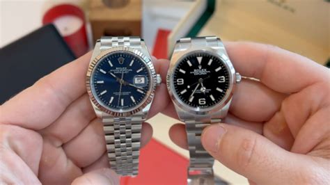 rolex oyster case sizes|rolex 34mm vs 36mm.